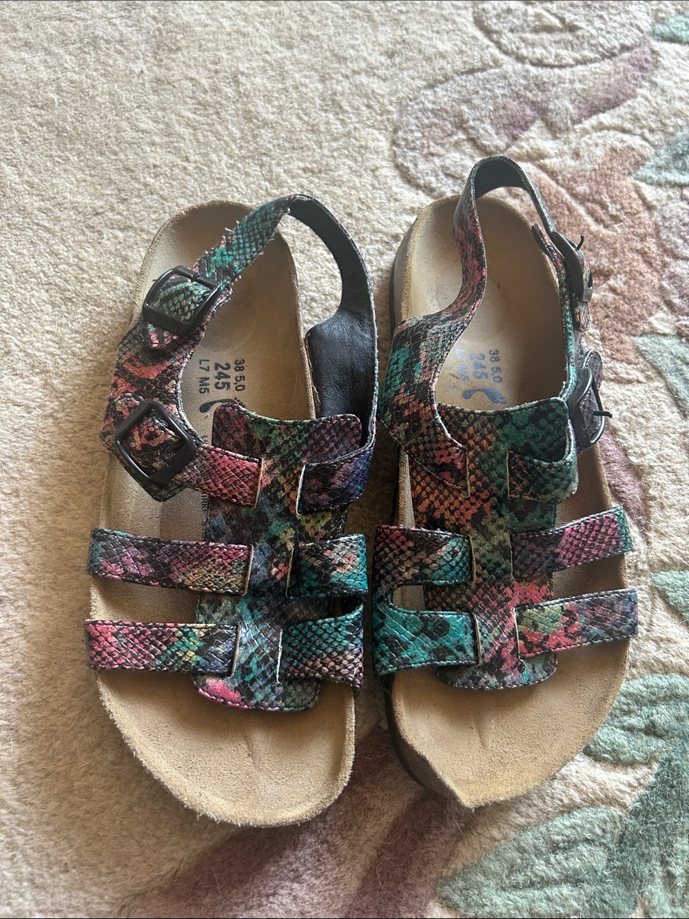 Birkenstock sandals size 38